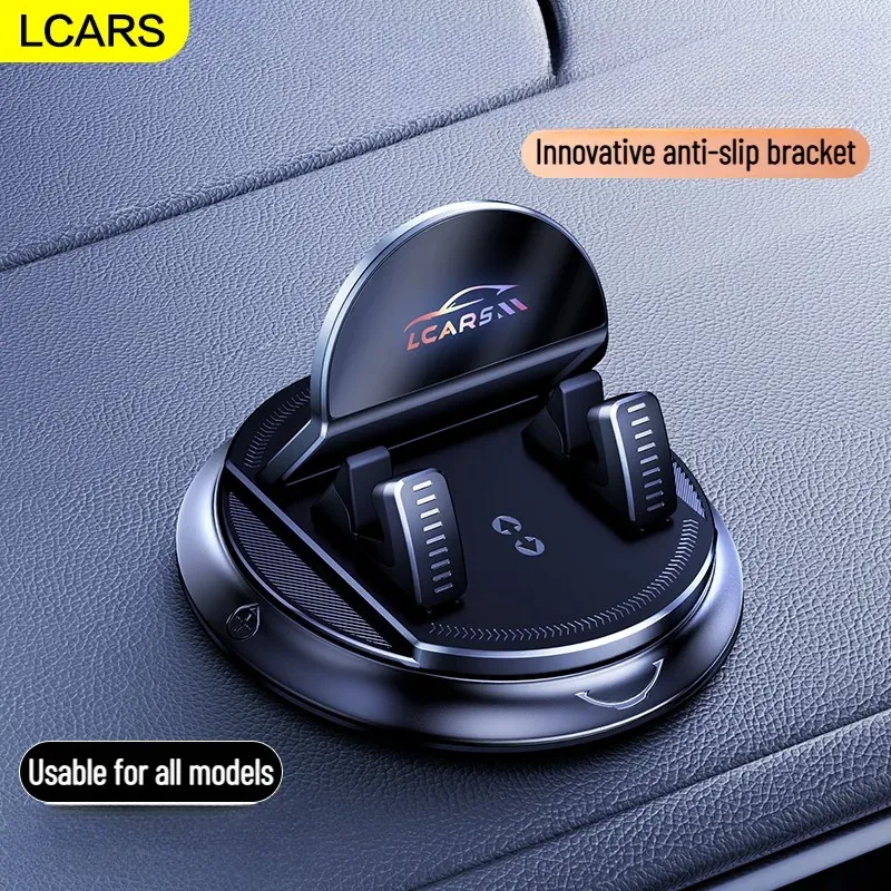 Support universel de téléphone pour voiture à ventouse pour tableau de bord, rotatif, pour la navigation mobile, utilisable dans les véhicules et à la maison