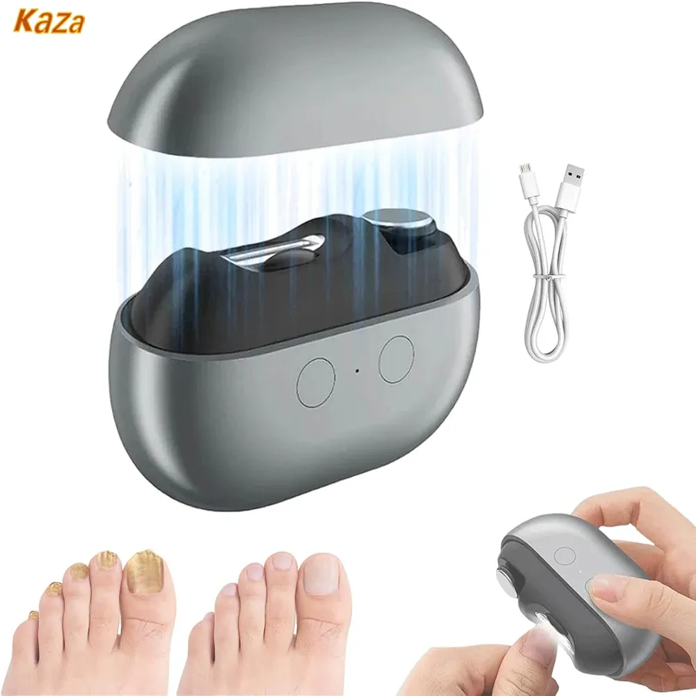 Coupe-ongles électrique portable avec lime et polisseuse, rechargeable - Image 1