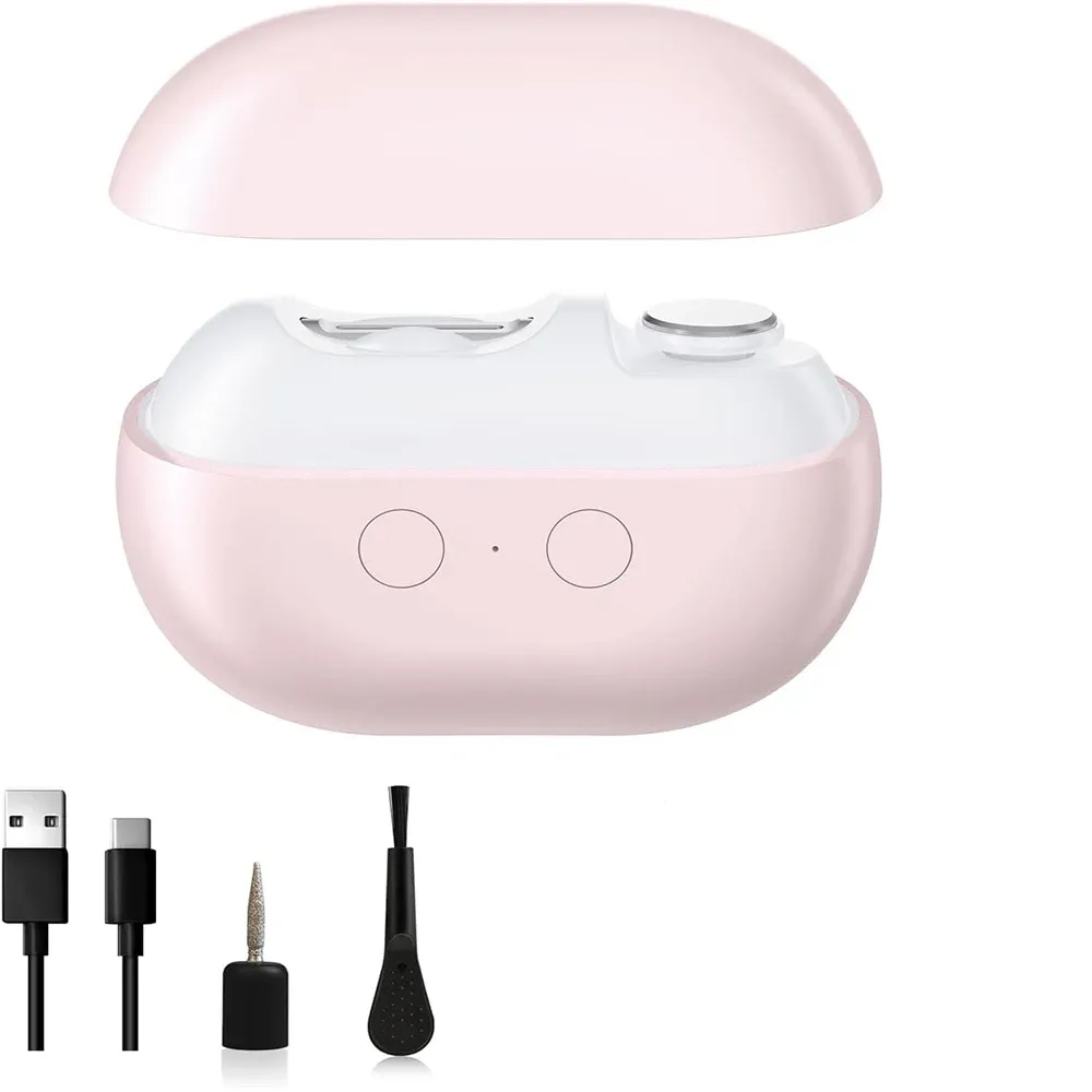 Coupe-ongles électrique portable avec lime et polisseuse, rechargeable 10