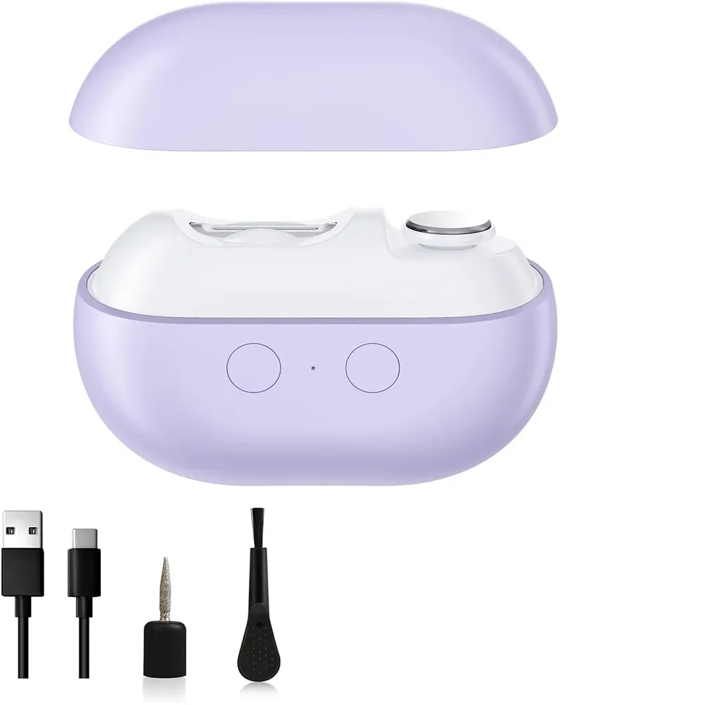 Coupe-ongles électrique portable avec lime et polisseuse, rechargeable 9