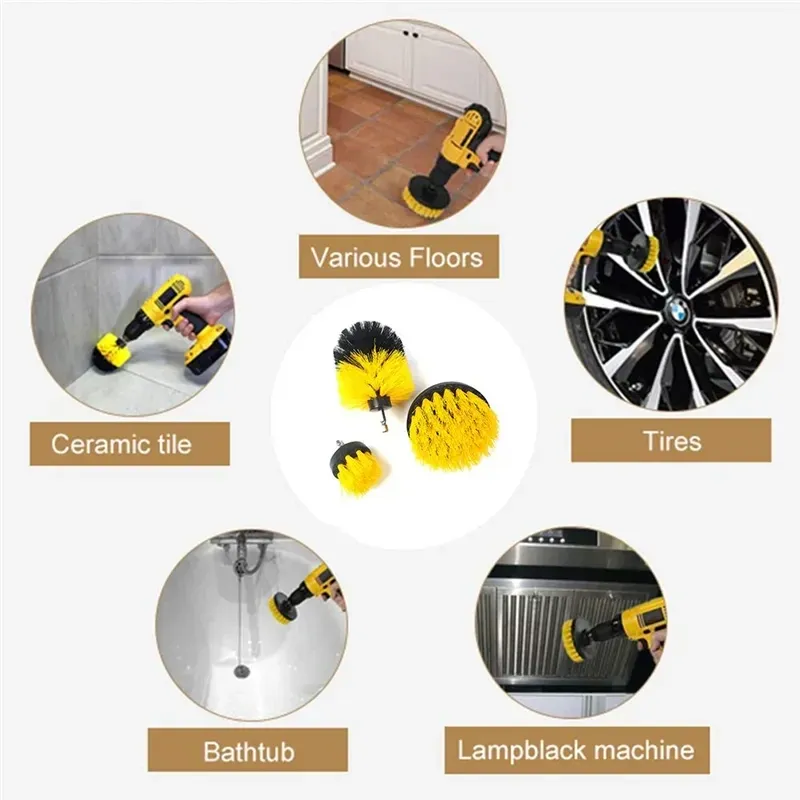 Brosses de nettoyage en situation