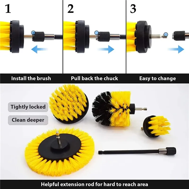 Brosses pour nettoyage approfondi