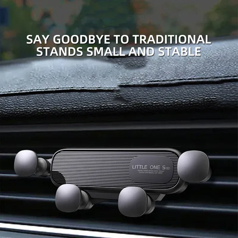 Support de téléphone universel pour voiture à fixation sur grille d'aération, compatible iPhone 13/12 Pro, Xiaomi et Samsung