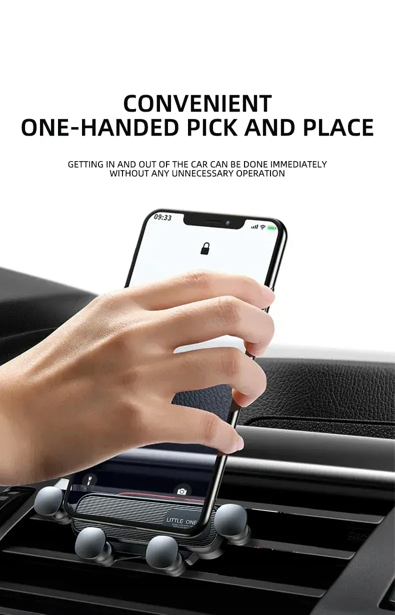 Support de téléphone pour voiture, vue d'ensemble