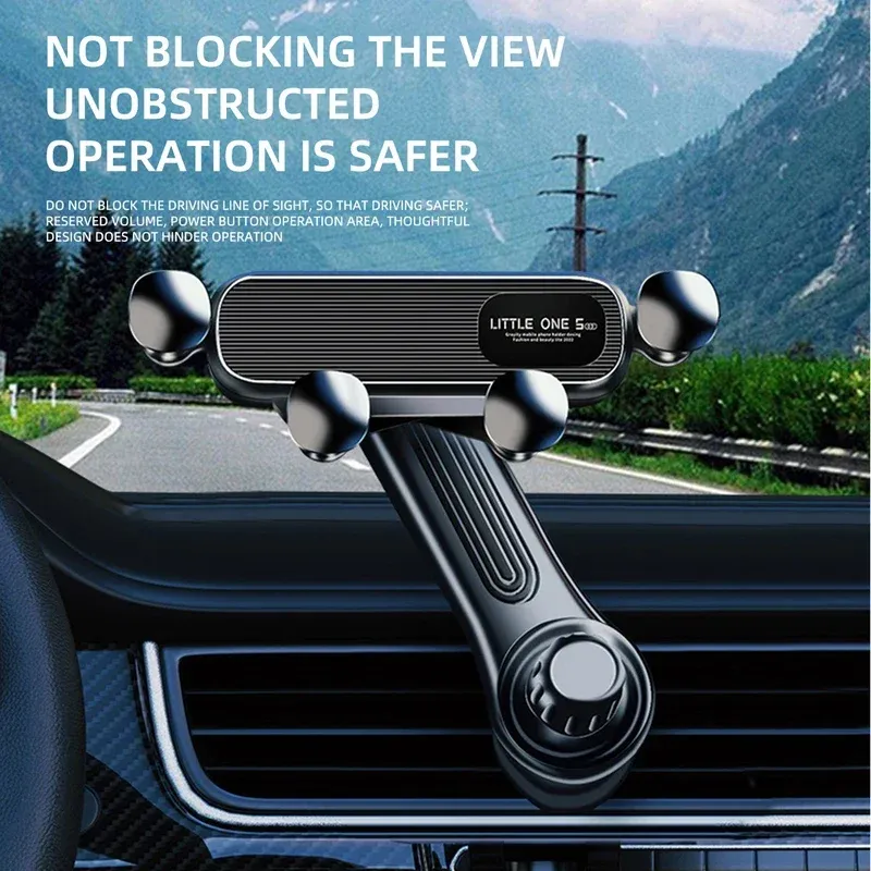 Support de téléphone universel pour voiture à fixation sur grille d'aération, compatible iPhone 13/12 Pro, Xiaomi et Samsung 7