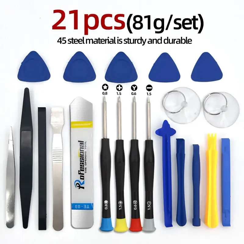 Jeu de tournevis de précision pour téléphones portables, ordinateurs portables, tablettes et ordinateurs, adapté à la petite maintenance et au démontage 8
