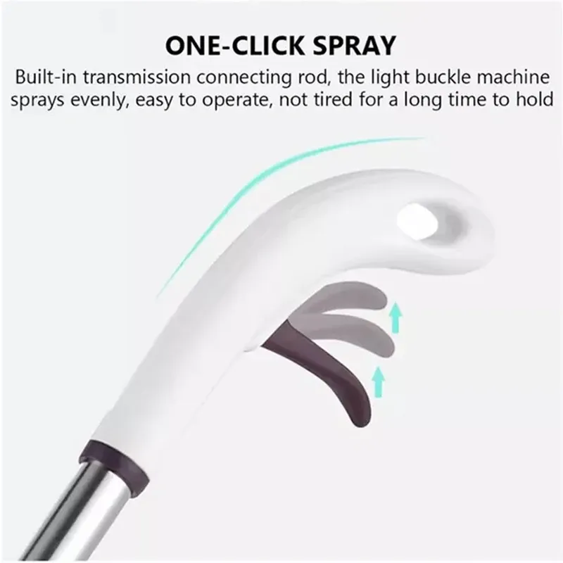 Balai à vapeur rotatif réutilisable avec tampons en microfibre 3