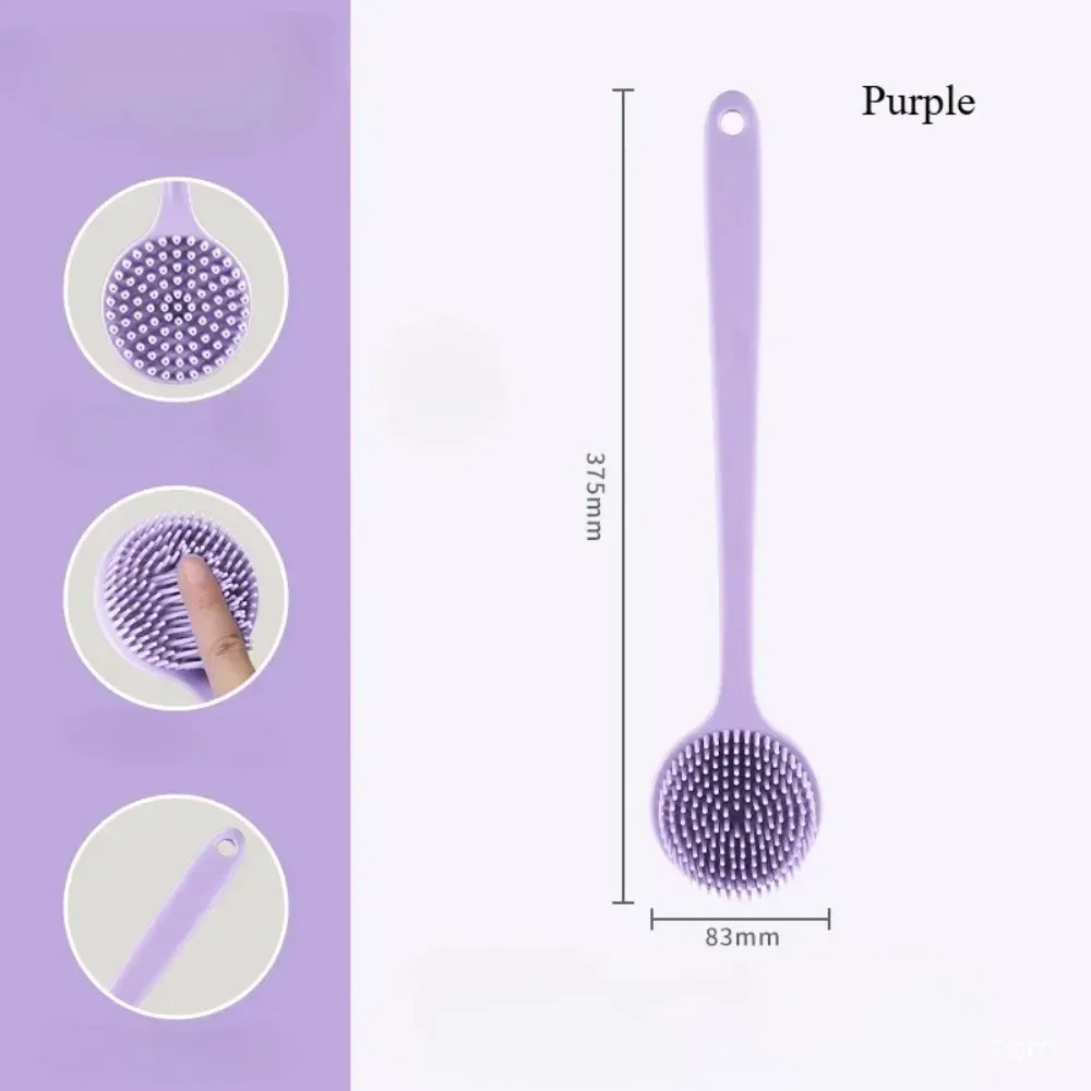 Brosse de bain en silicone, finition soignée
