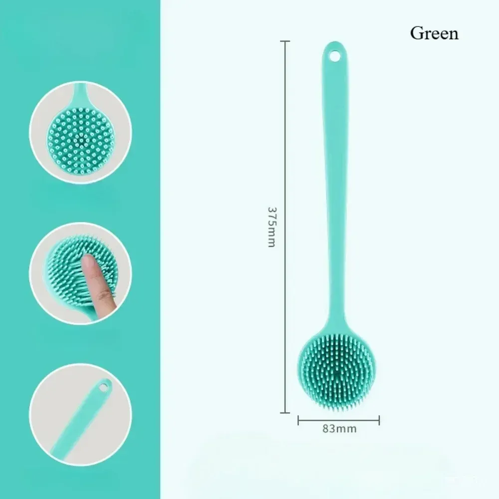 Brosse de bain en silicone, vue d'ensemble