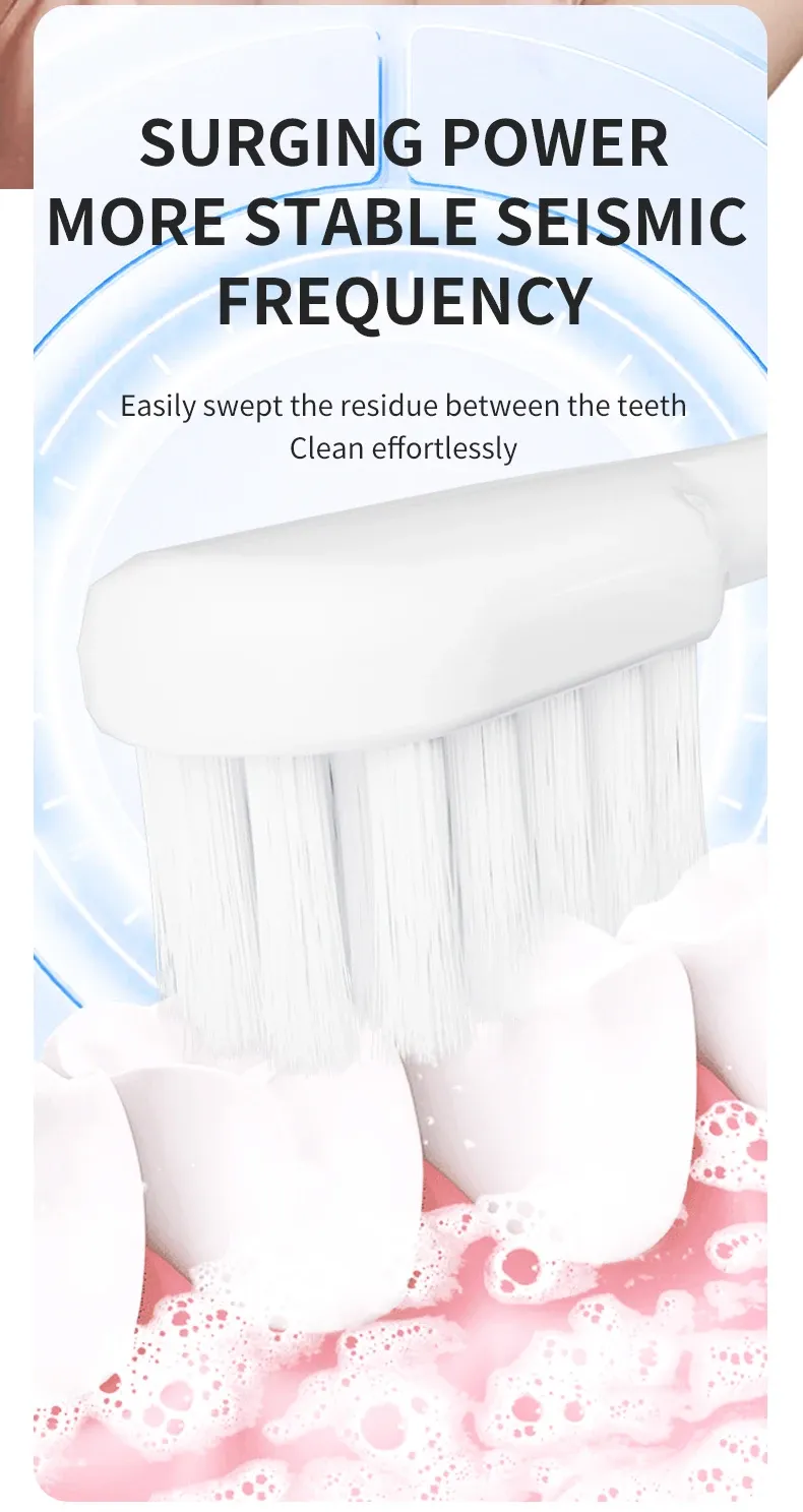 Brosse à dents électrique compacte, format de voyage