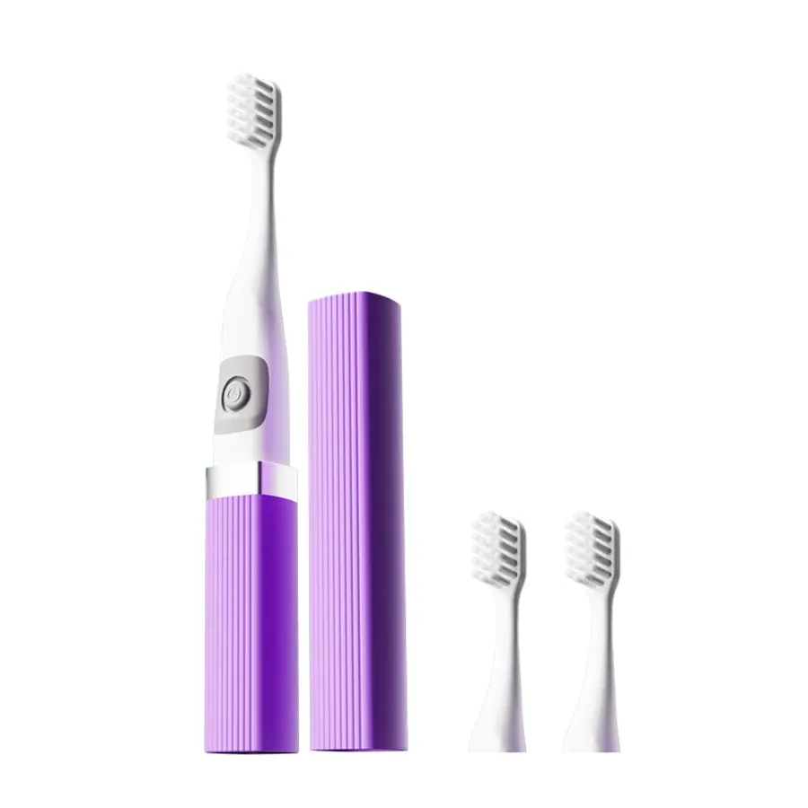 Brosse à dents électrique intelligente compacte et portable, tête ovale, nettoyage en profondeur, étanche IPX7, design moderne 6