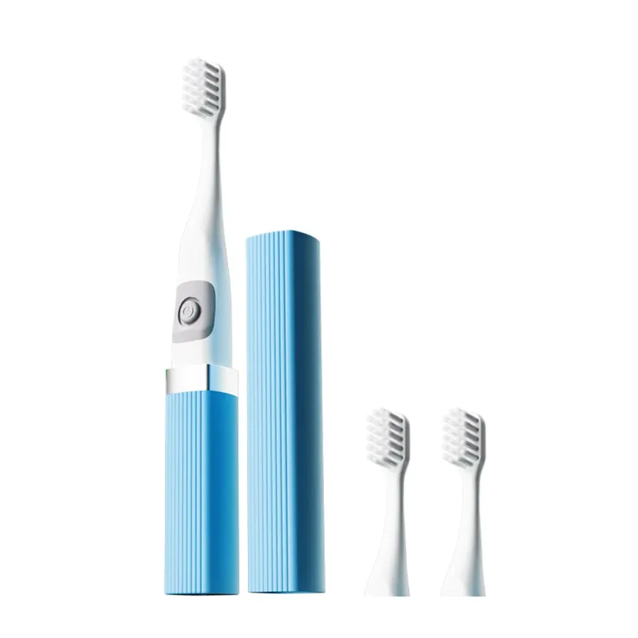 Brosse à dents électrique intelligente compacte et portable, tête ovale, nettoyage en profondeur, étanche IPX7, design moderne 7