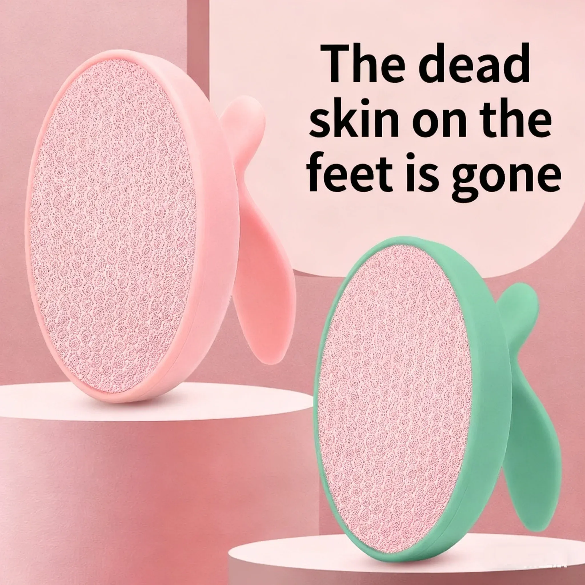 Lime à pieds portable ergonomique, éliminateur de callosités et de peaux mortes, grattoir manuel léger avec poignée 2