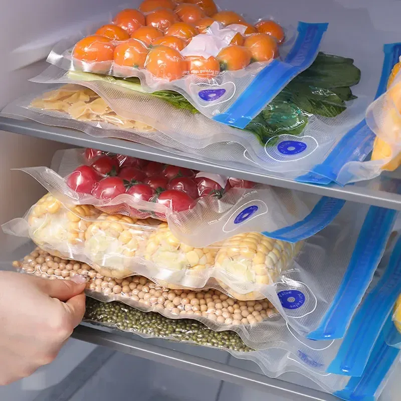 Sacs de conservation sous vide réutilisables, compatibles micro-ondes 5