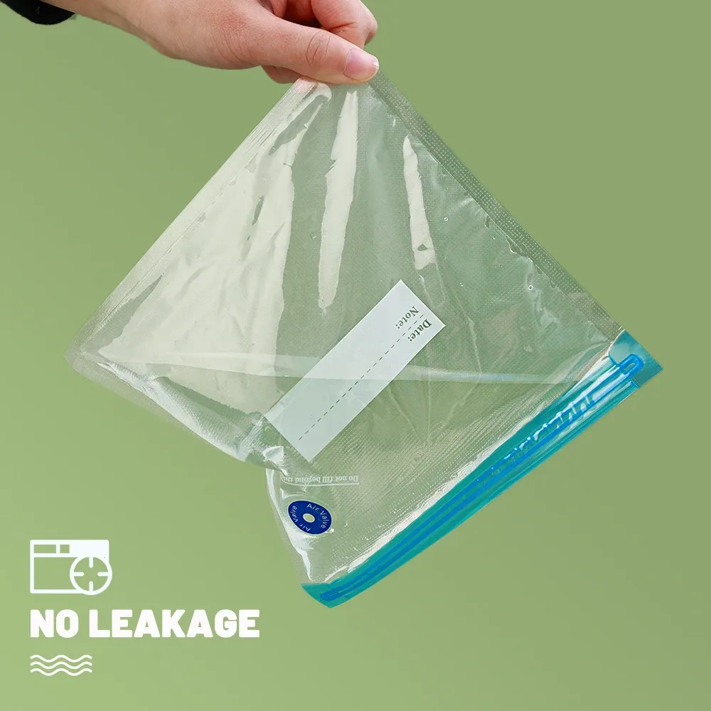 Conservation alimentaire avec sacs réutilisables