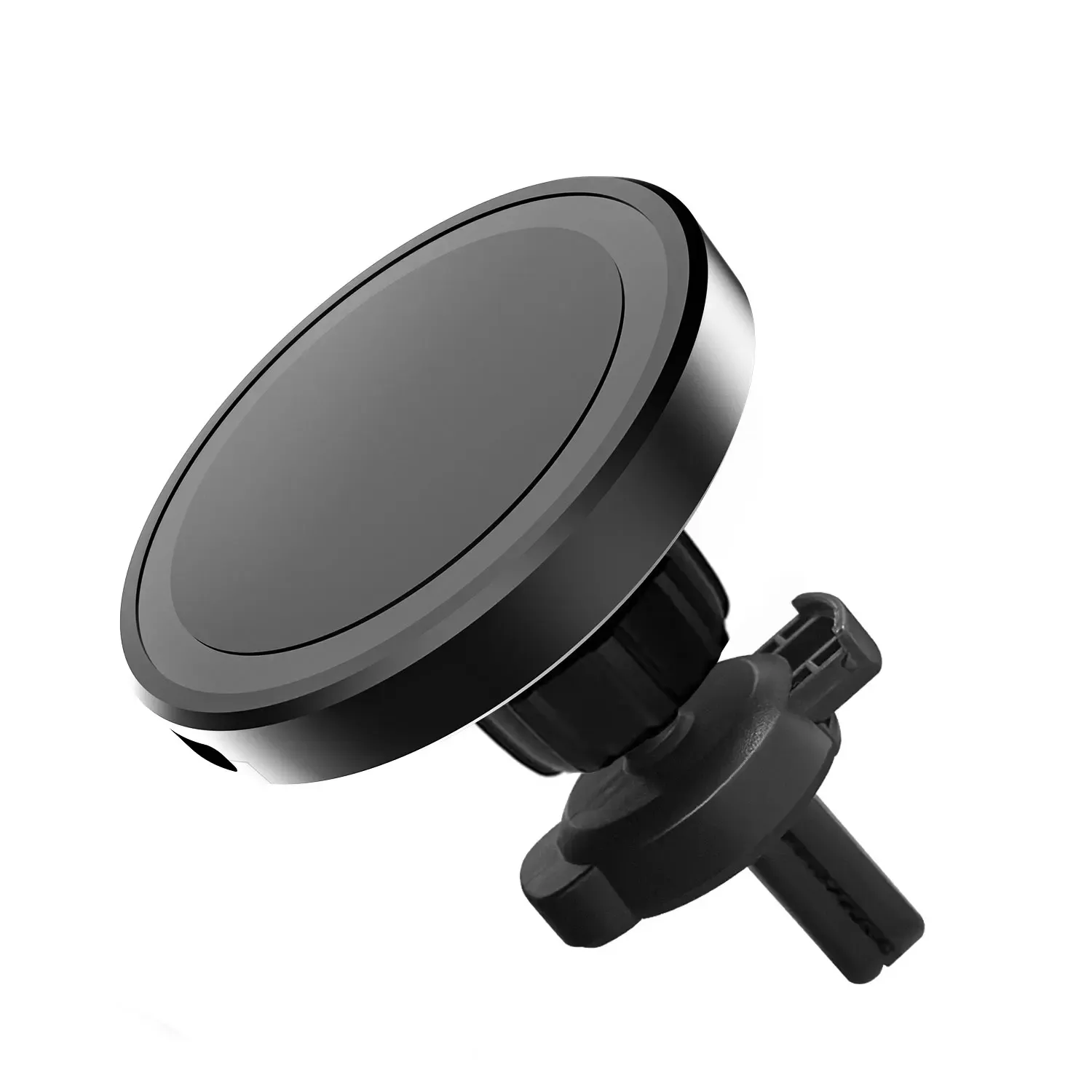 Support de téléphone magnétique pour grille d'aération de voiture, support de chargeur sans fil compatible MagSafe pour iPhone 16, 15, 14, 13 et 12 Pro Max, station de charge rapide pour téléphone portable 10