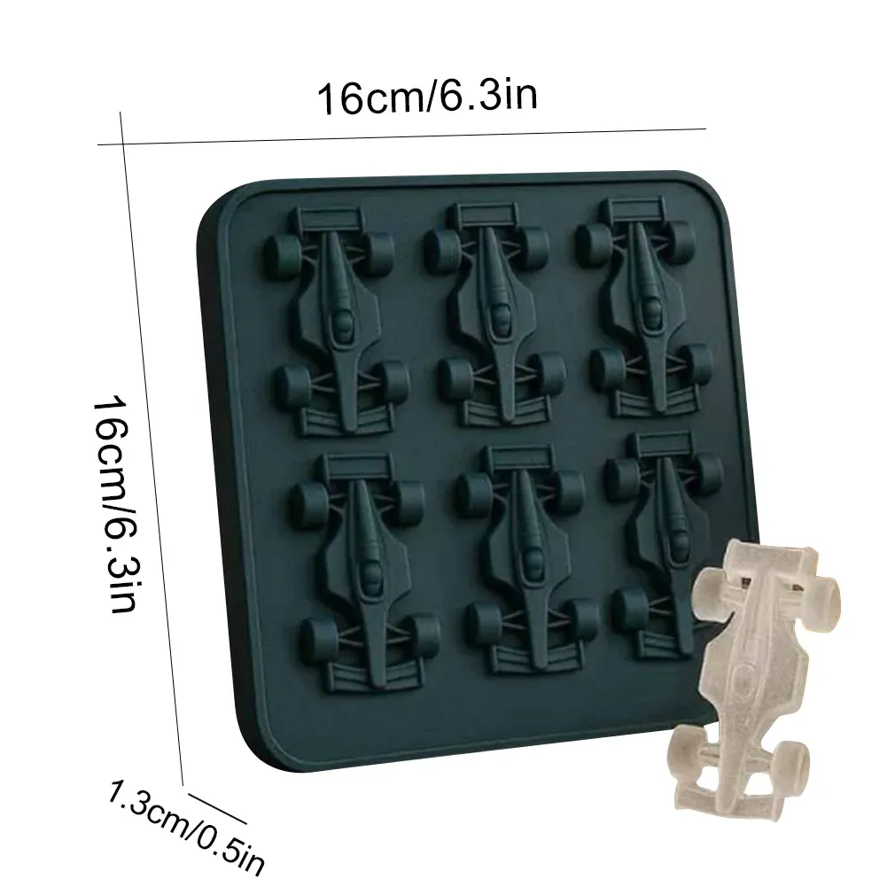 Moule à glaçons F1 en silicone, vue d'ensemble