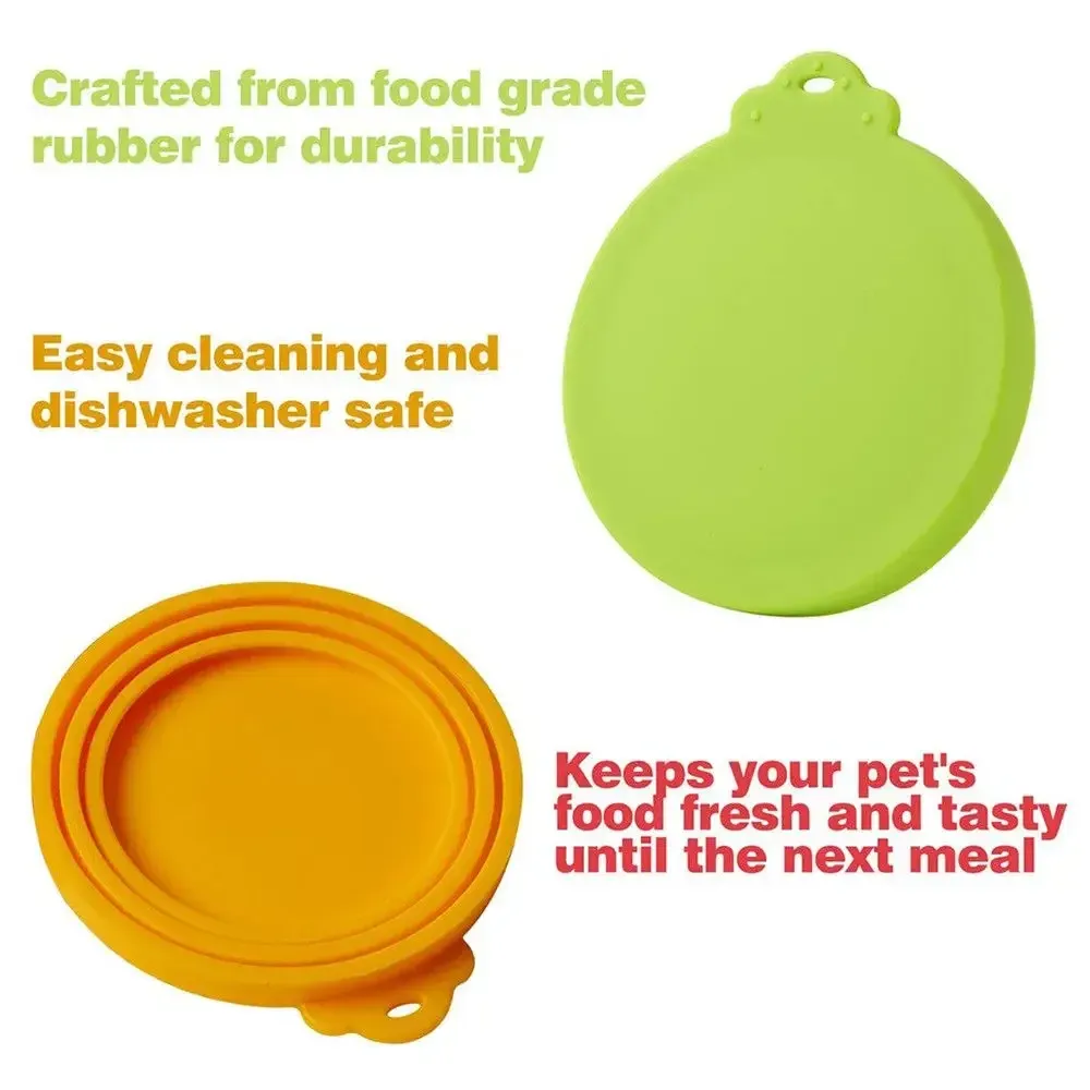 Couvercle silicone pour boîte de conserve ouverte