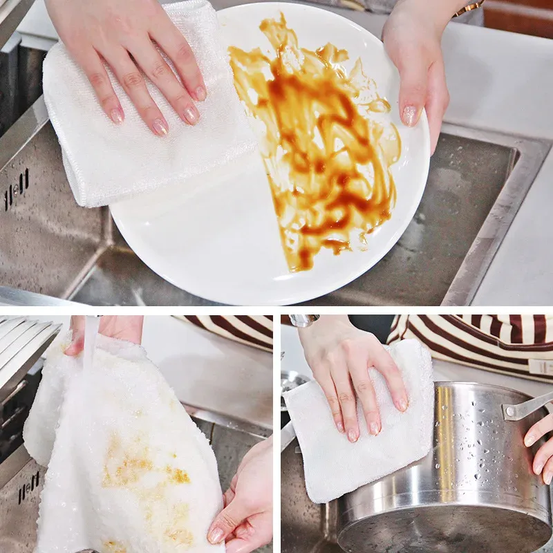 Chiffons de cuisine en microfibre