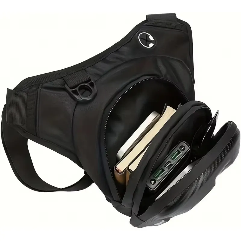 Sac de cuisse imperméable pour moto, sac banane et sacoche bandoulière, équipement motocross pour hommes et femmes 3