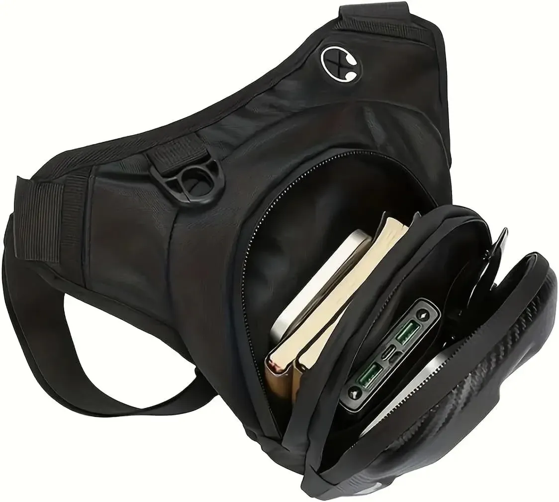 Sac de jambe moto, vue complémentaire