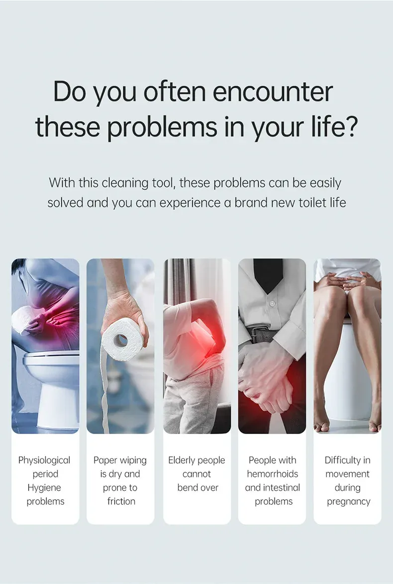 Bidet portable, détail du robinet