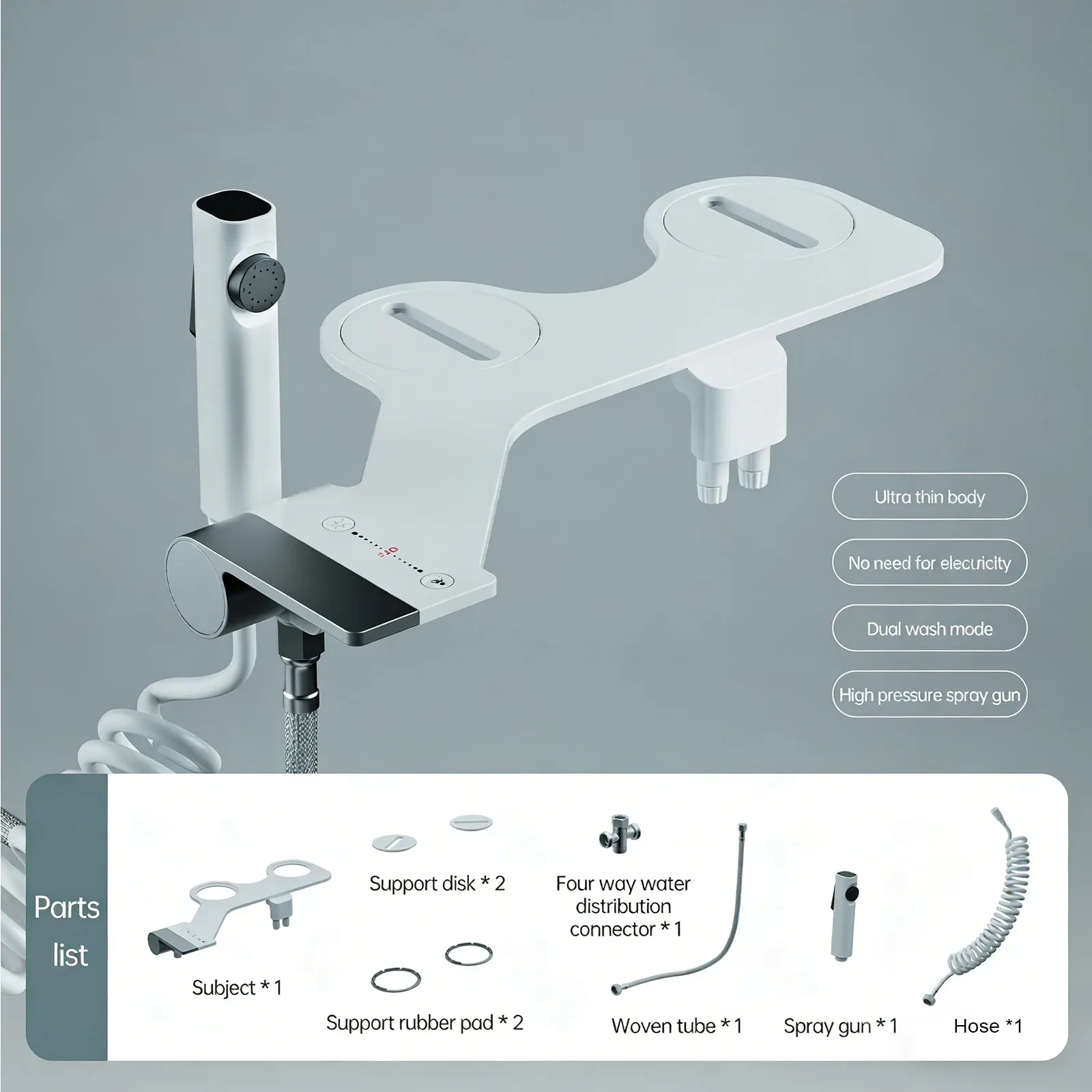 Bidet portable pour femme, autonettoyant, à pulvérisateur manuel 8