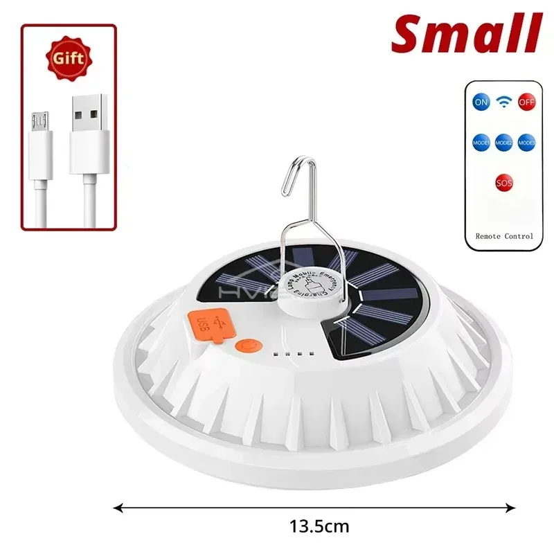 Lanterne de camping LED portable rechargeable avec batterie externe, étanche 7