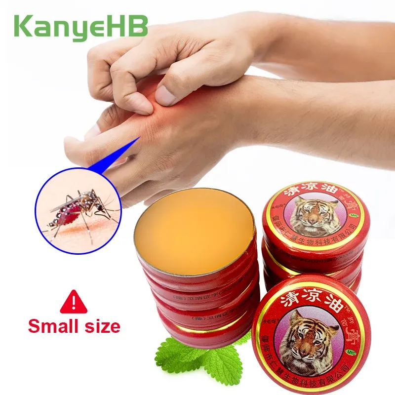 Mini baume du tigre pour massage corporel, crème pour muscles, dos, cou, oto instituts, sauna, mal, étourdissement, démangeaison, vomi, reétiquettes, cool, huile, 5 pièces