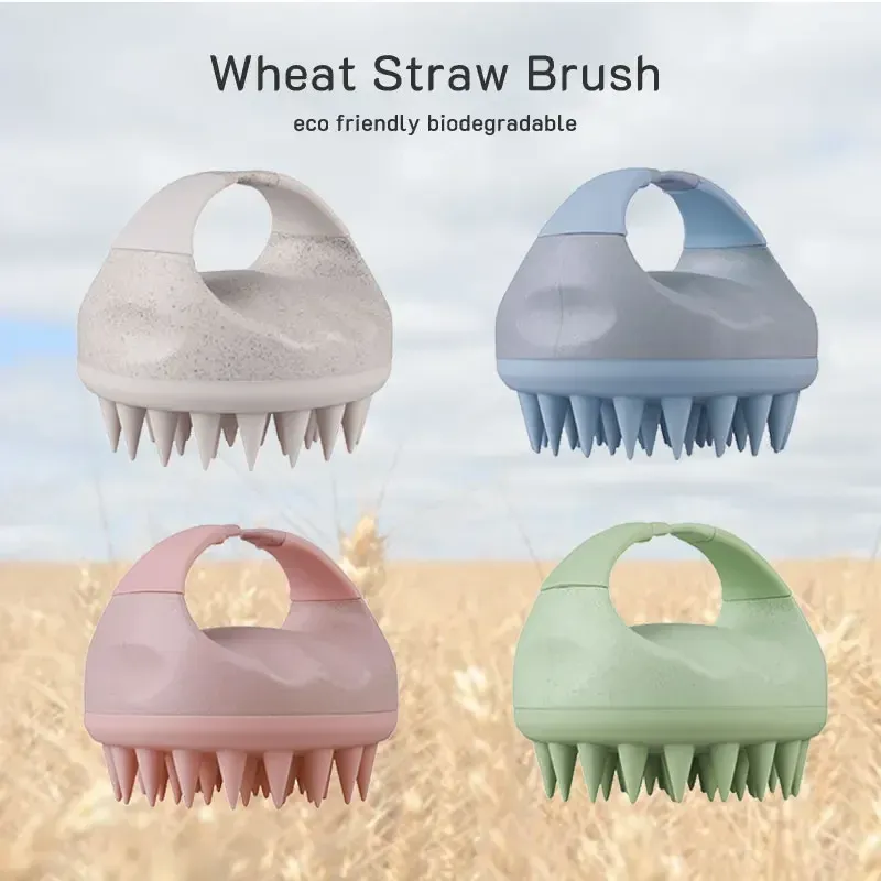 Brosse de massage pour cuir chevelu, vue d'ensemble