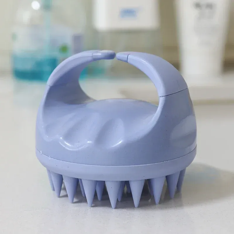 Brosse de massage pour cuir chevelu, présentation finale