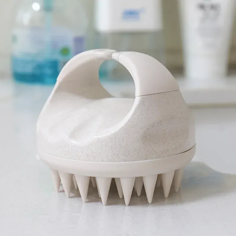 Brosse de massage pour cuir chevelu en paille de blé 9