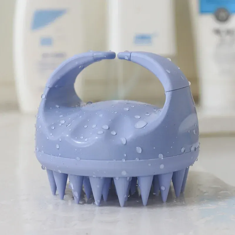 Brosse de massage pour cuir chevelu en paille de blé 10
