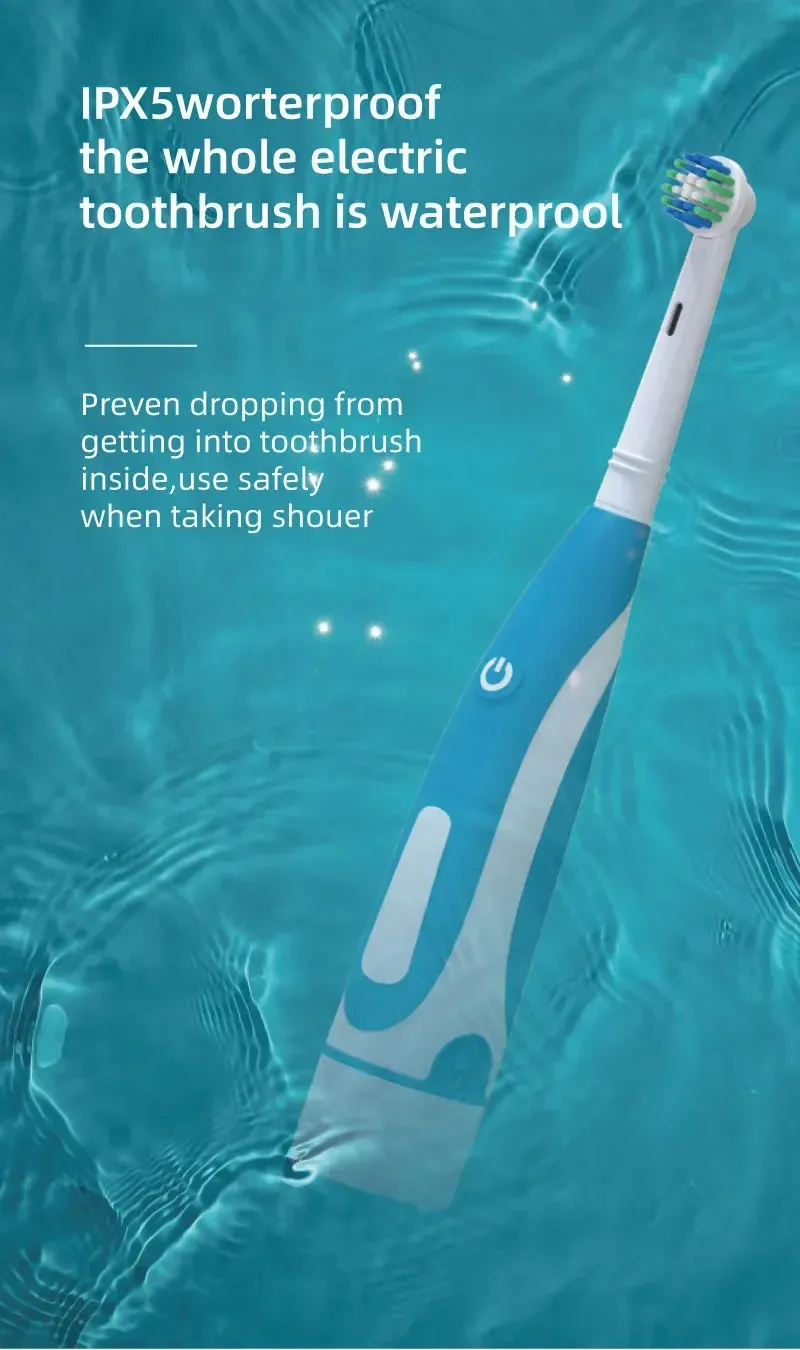 Brosse à dents électrique, finitions
