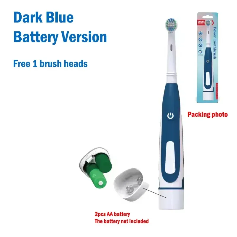 Brosse à dents électrique sonique à tête arrondie 3D, têtes à poils souples, soins des gencives et blanchiment des dents 17