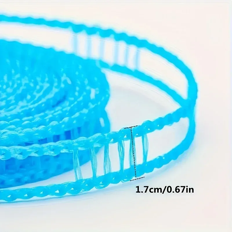 Détail de la corde à linge portable