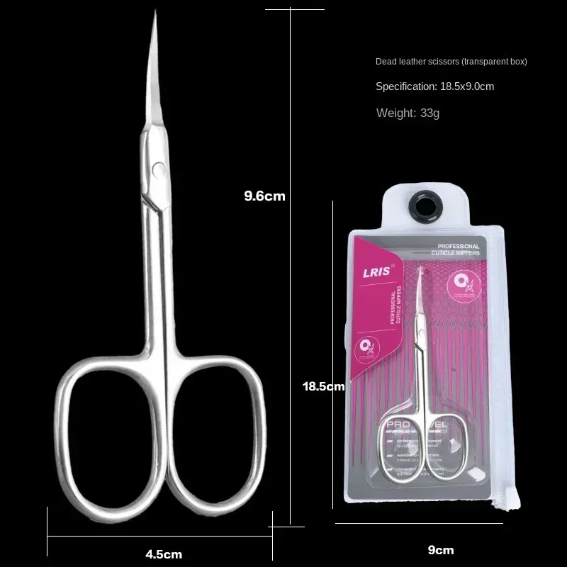Ciseaux à cuticules professionnels en acier inoxydable, outil de manucure pour ongles, lot de 1 pièce 8