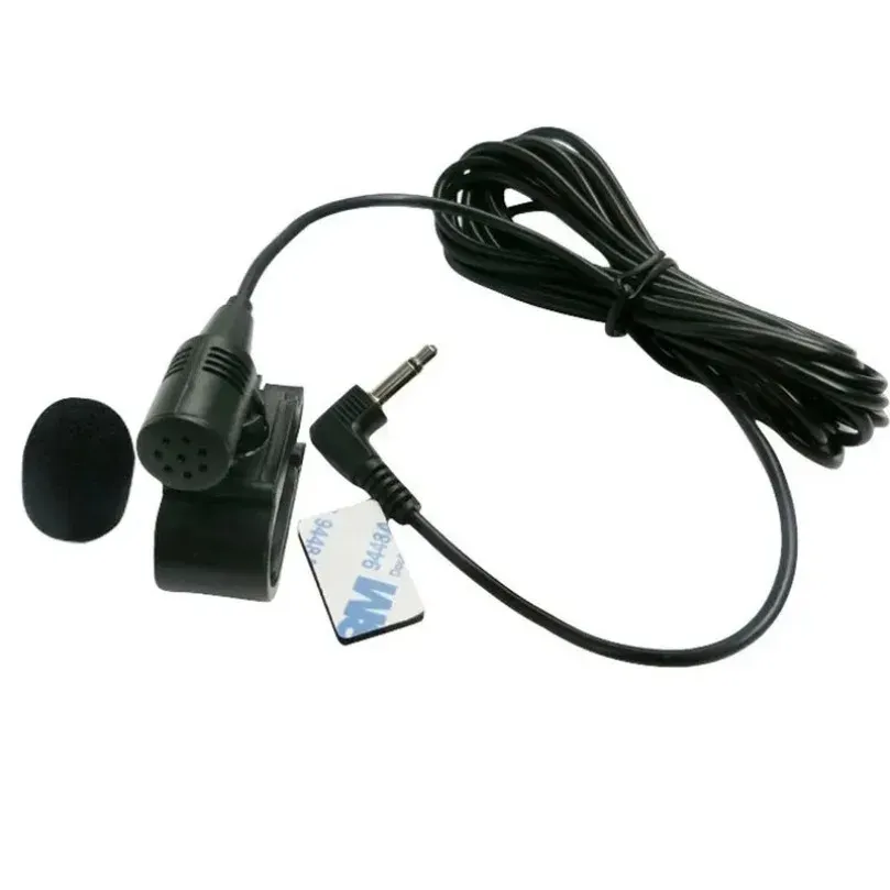 Microphone audio pour voiture, connecteur jack 3,5 mm à pince, mini microphone externe filaire stéréo pour autoradio DVD 6