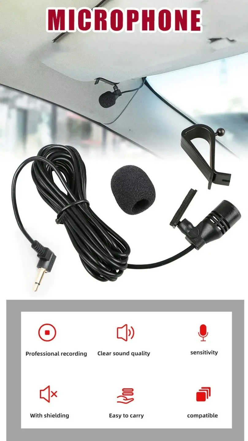 Vue d'ensemble du microphone audio de voiture