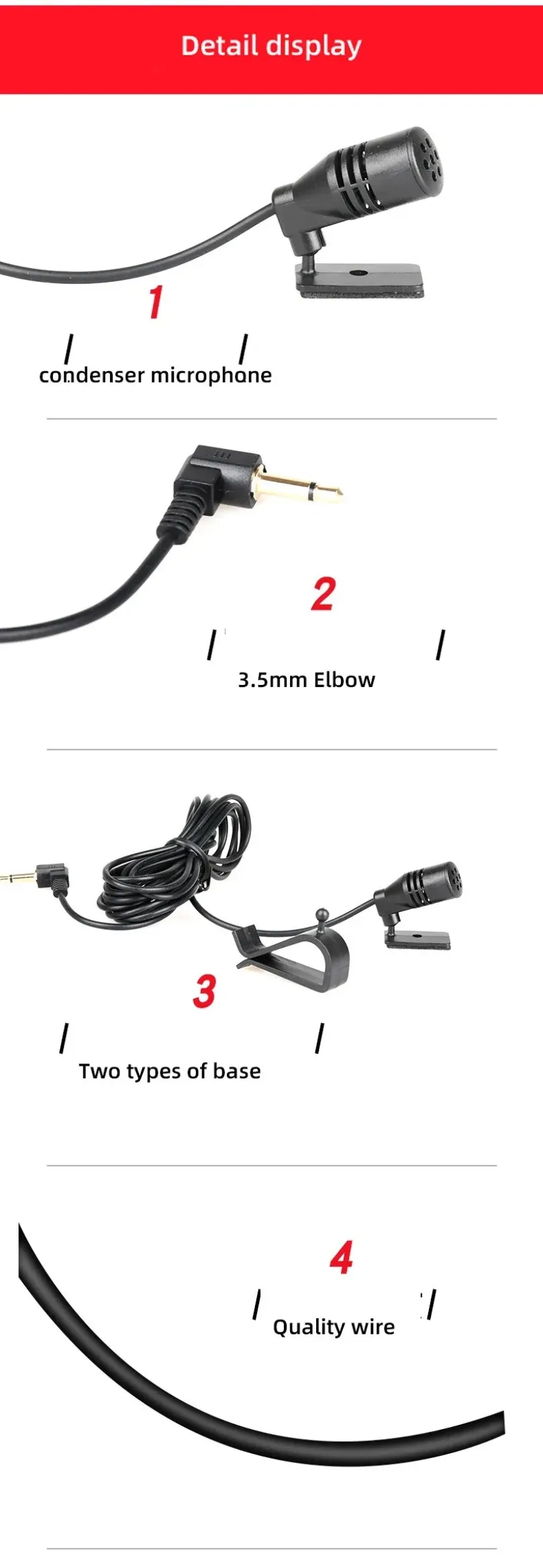Microphone en situation d'utilisation