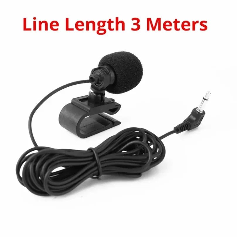 Détail du microphone à clip
