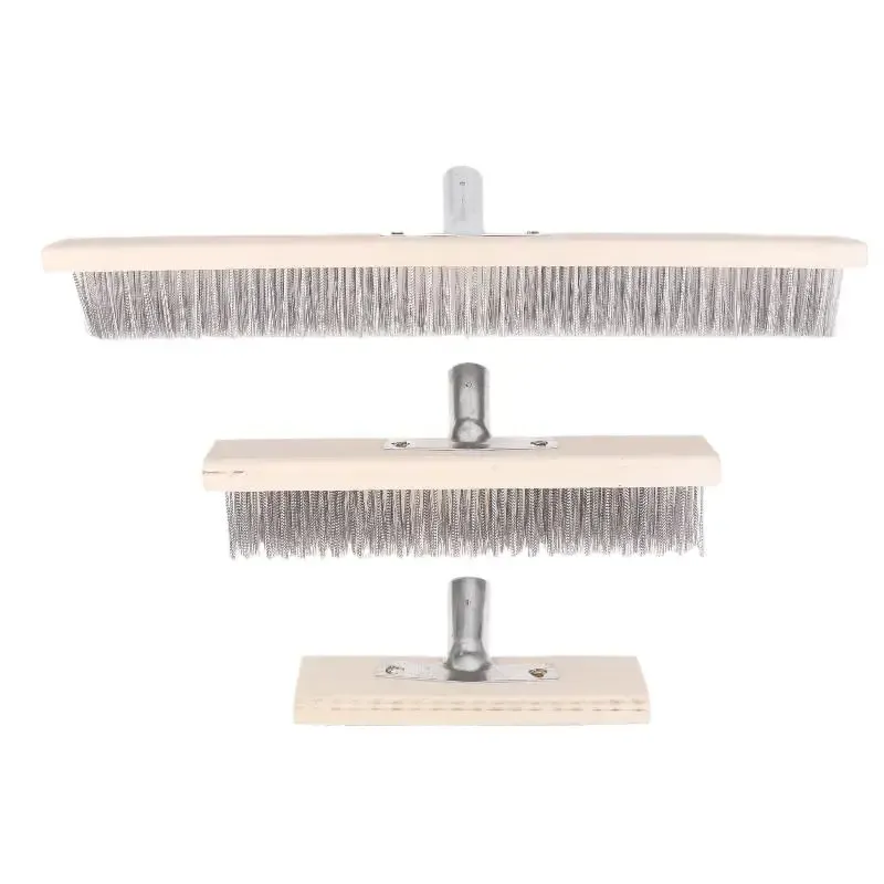 Brosse à récurer en situation
