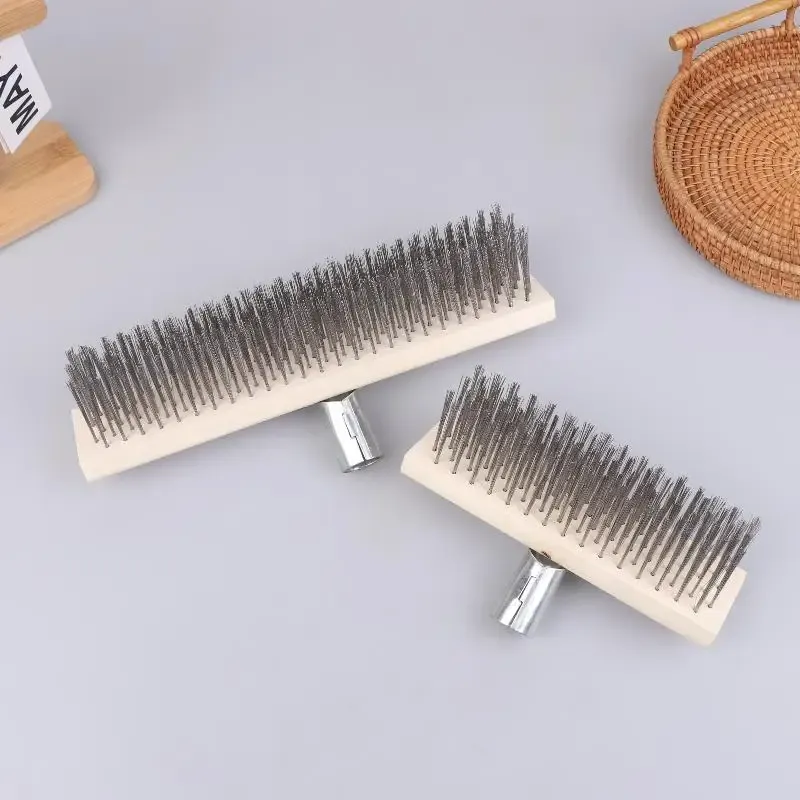 Brosse à récurer en acier inoxydable