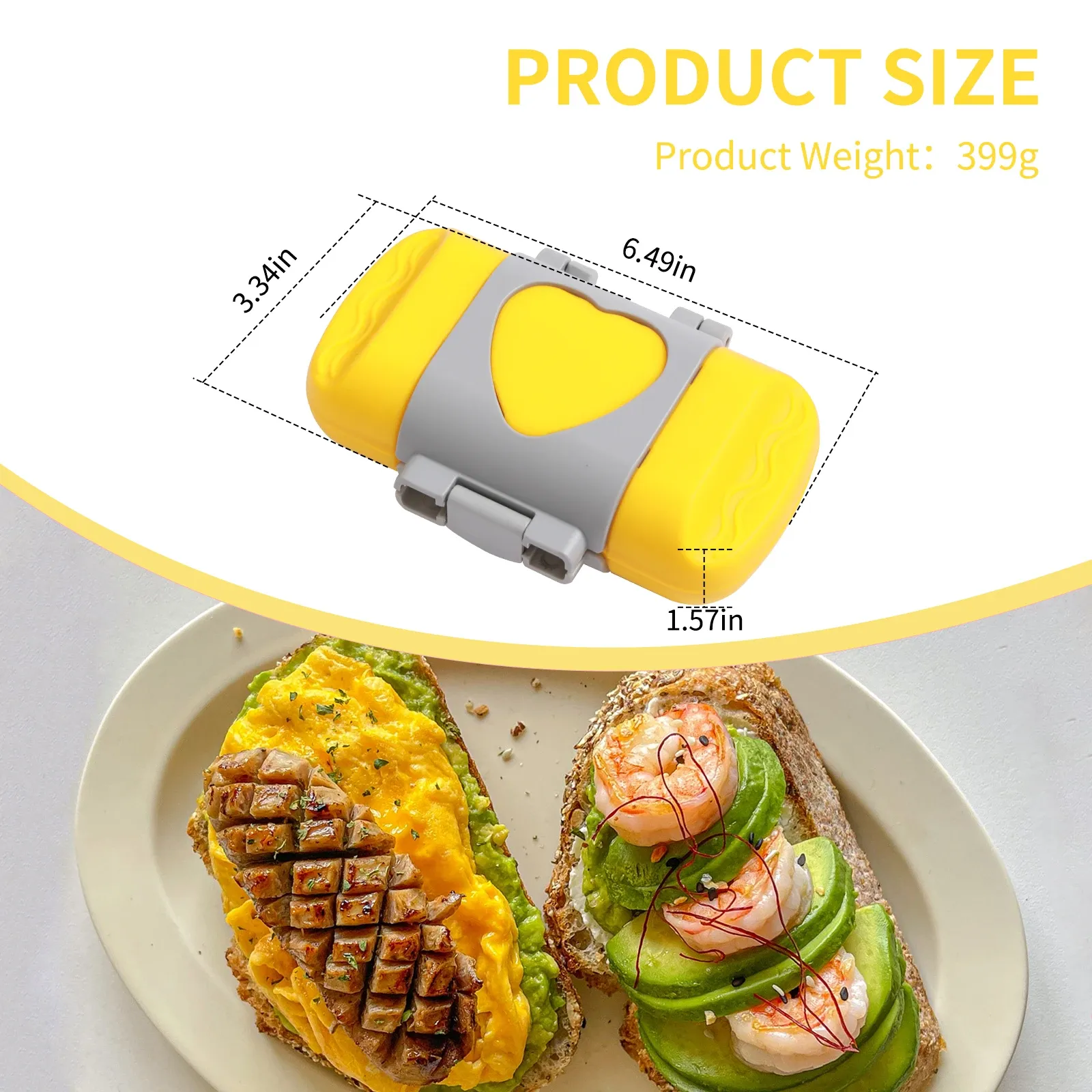 Machine à sandwichs compacte pour micro-ondes, idéale pour le petit-déjeuner : sandwichs, toasts et hot-dogs, livre de recettes inclus 3