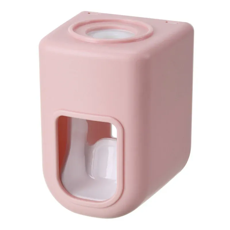 Distributeur mural automatique de dentifrice étanche avec porte-brosse à dents 6