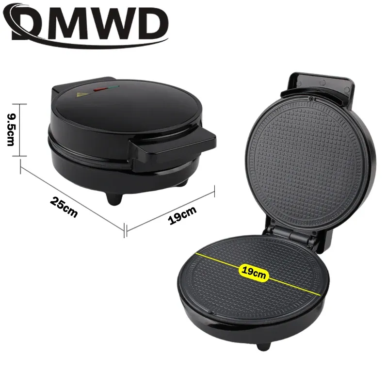 Machine électrique à rouler les œufs, cône à crème glacée DIY, moule à omelette croustillante, poêle à crêpes en fer pour sandwich, gaufres, crêpes, grill et four 6