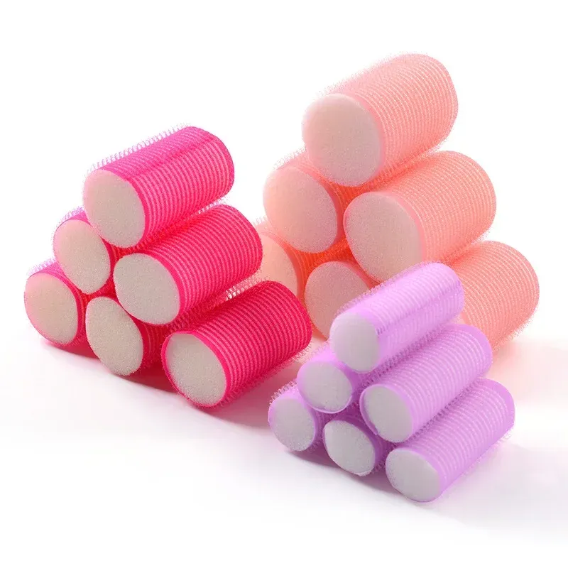 Ensemble de bigoudis auto-agrippants sans chaleur, outil de coiffure pour boucles, tailles assorties, 1 pièce ou 6 pièces 2