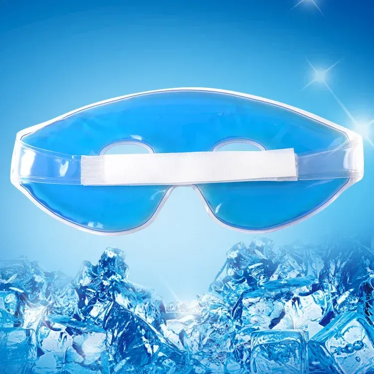 Gros plan sur le masque oculaire en gel