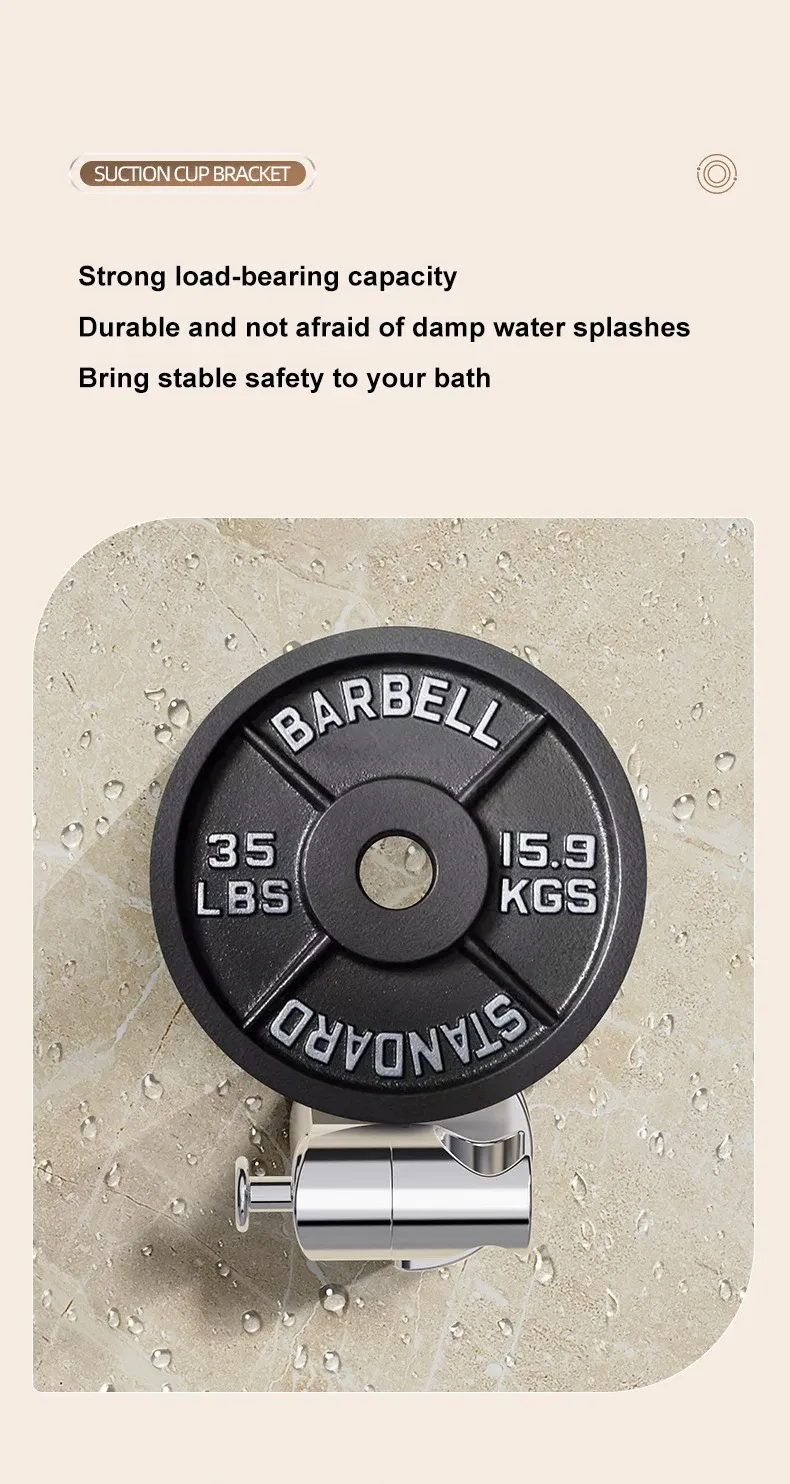 Support de douche orientable finition élégante