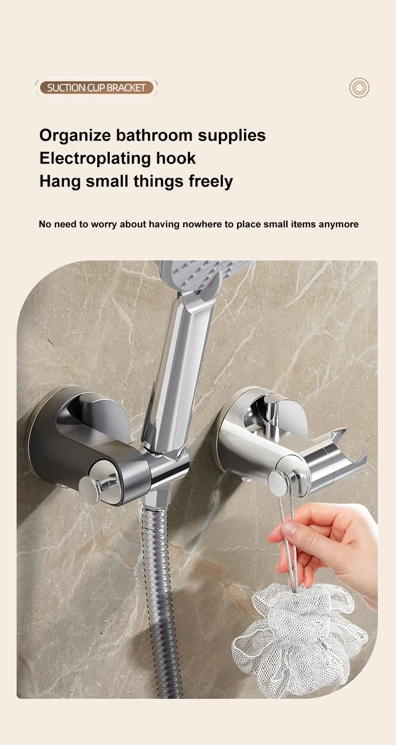 Support de pomme de douche finition soignée